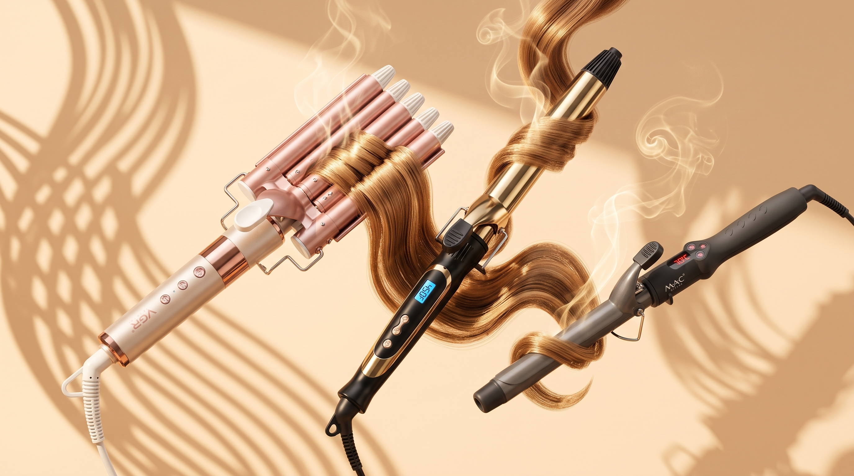 Hair curling irons