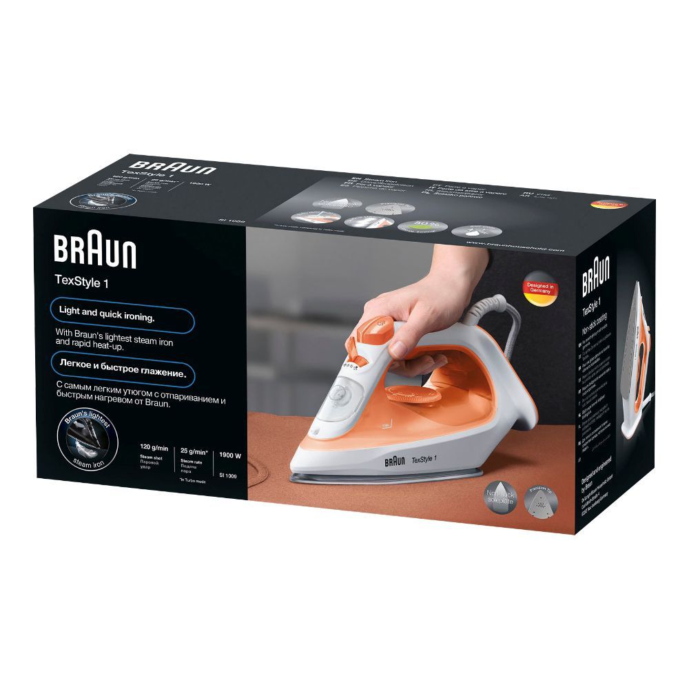Braun TexStyle 1 Steam Iron SI1009OR