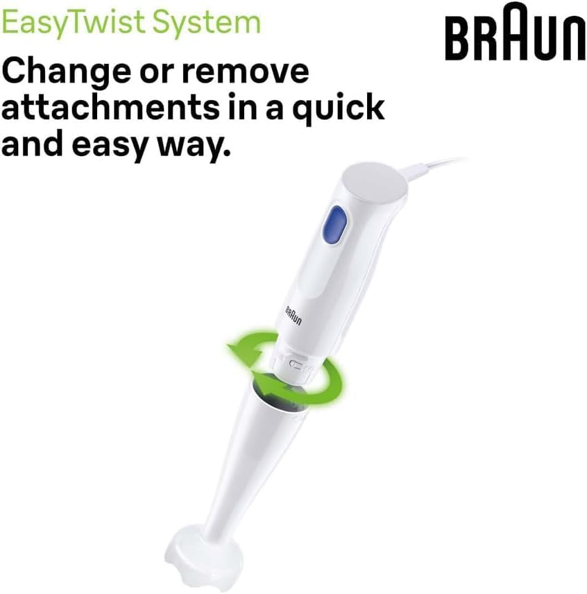Braun Multiquick 1 White Hand Blender Mq10.001