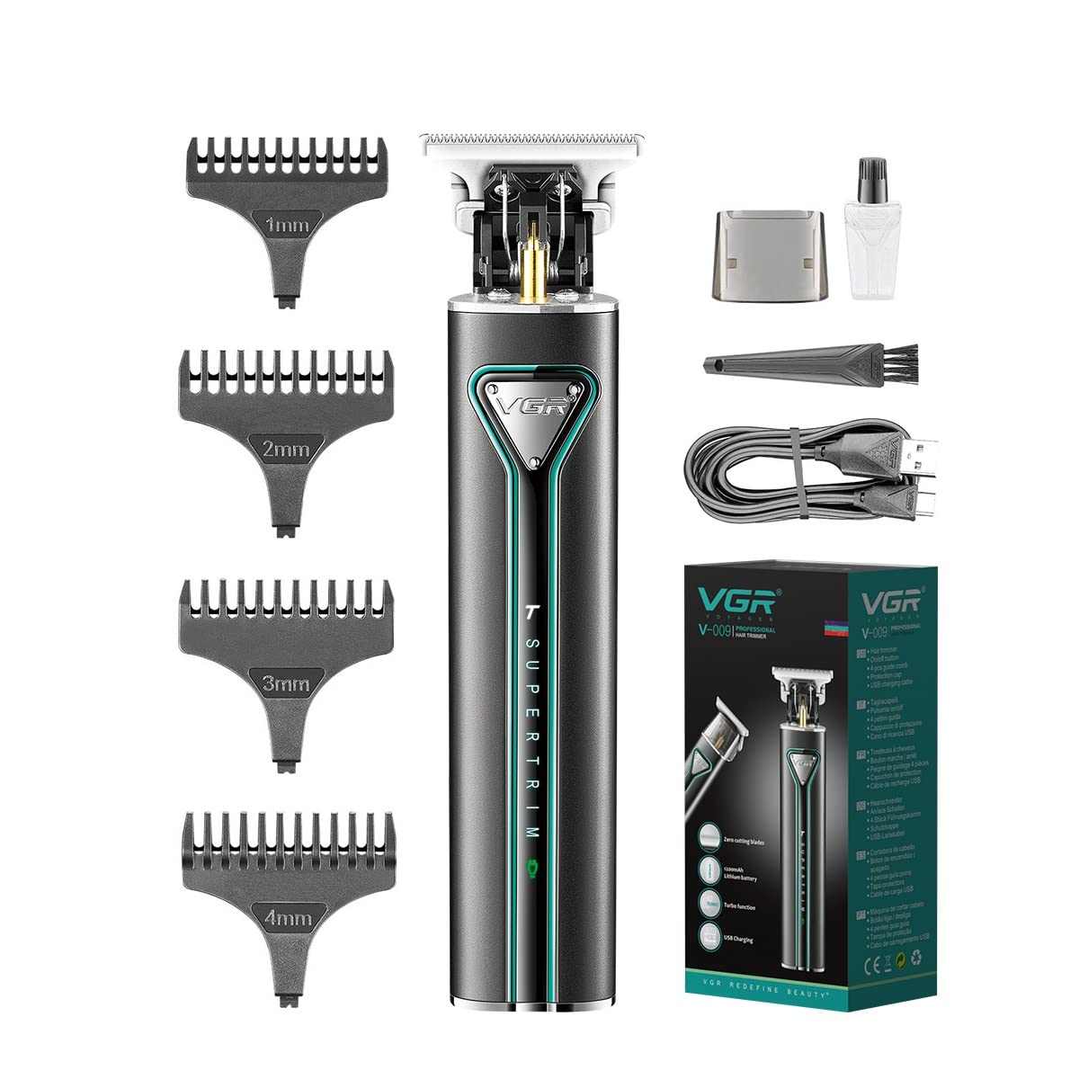 VGR cordless hair cutting machine and beard trimmer V-009