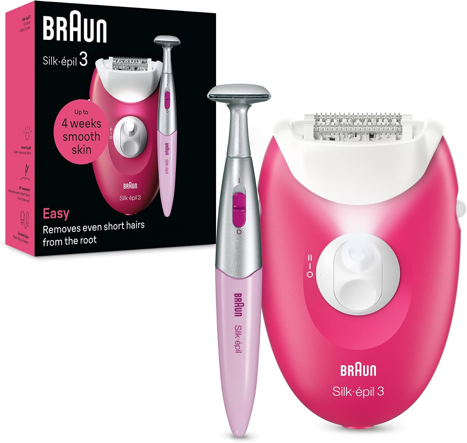 Braun Silk‑épil 3 corded epilator SE3-202