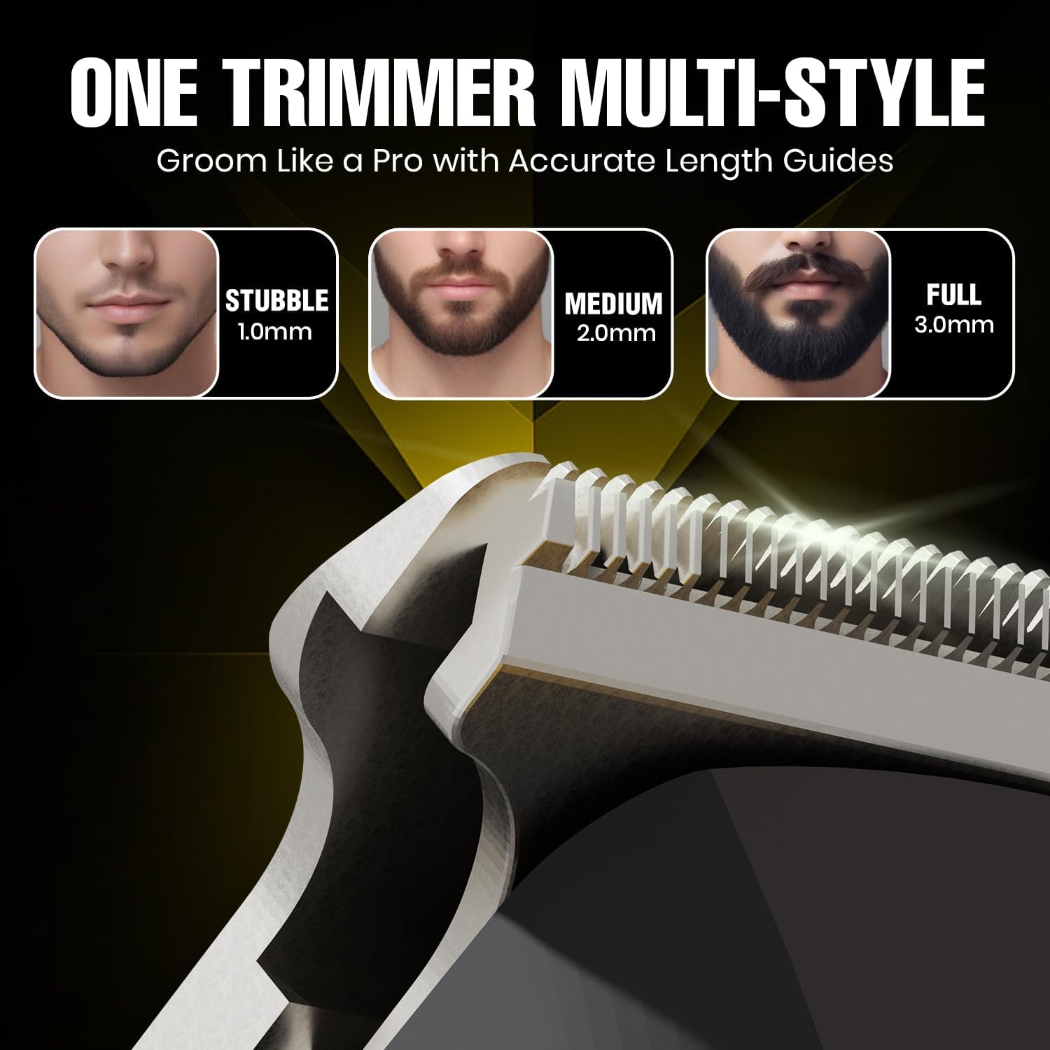 VGR hair clipper and beard trimmer V‑981