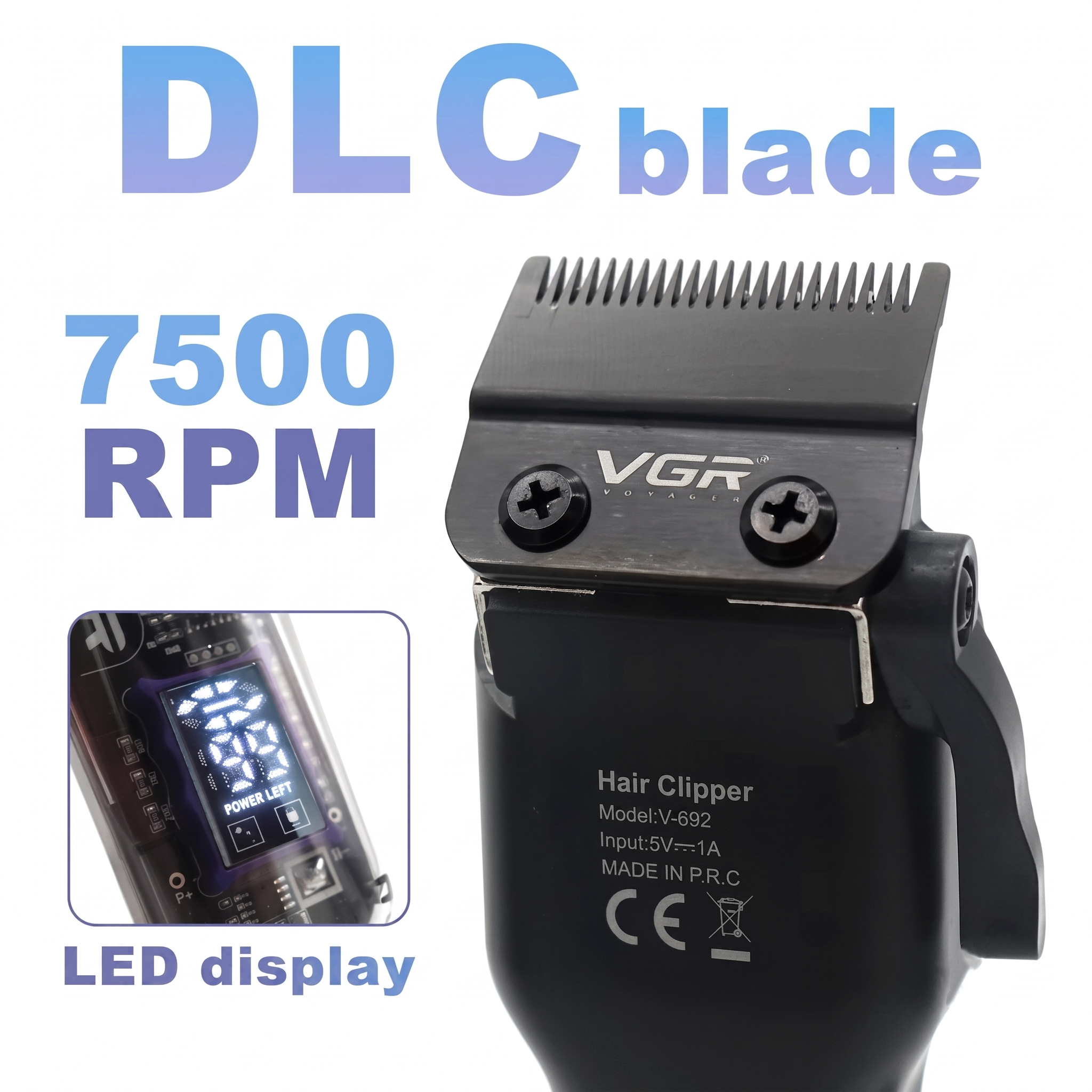VGR hair cutting trimmer V-692