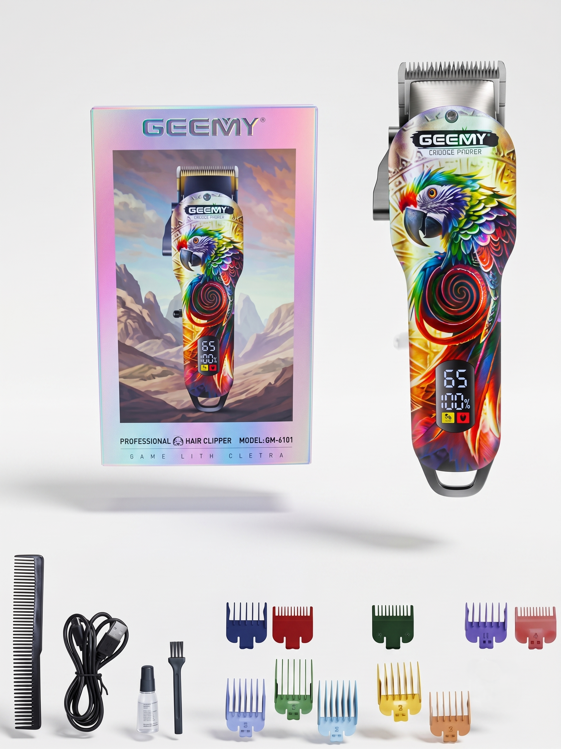 Geemy grade hair trimmer and clipper GM-8101