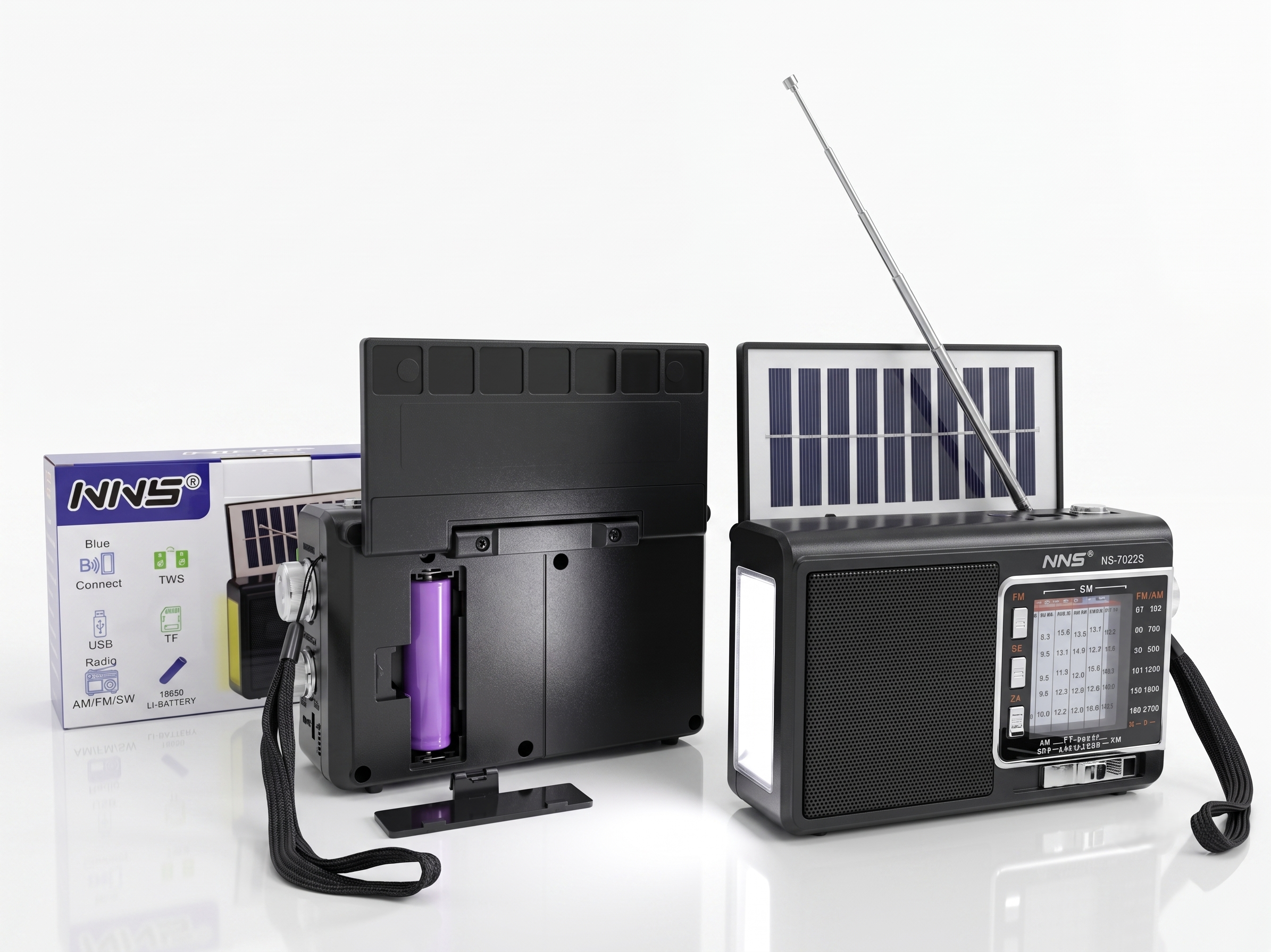 NNS Retro Bluetooth Speaker NS-7022S