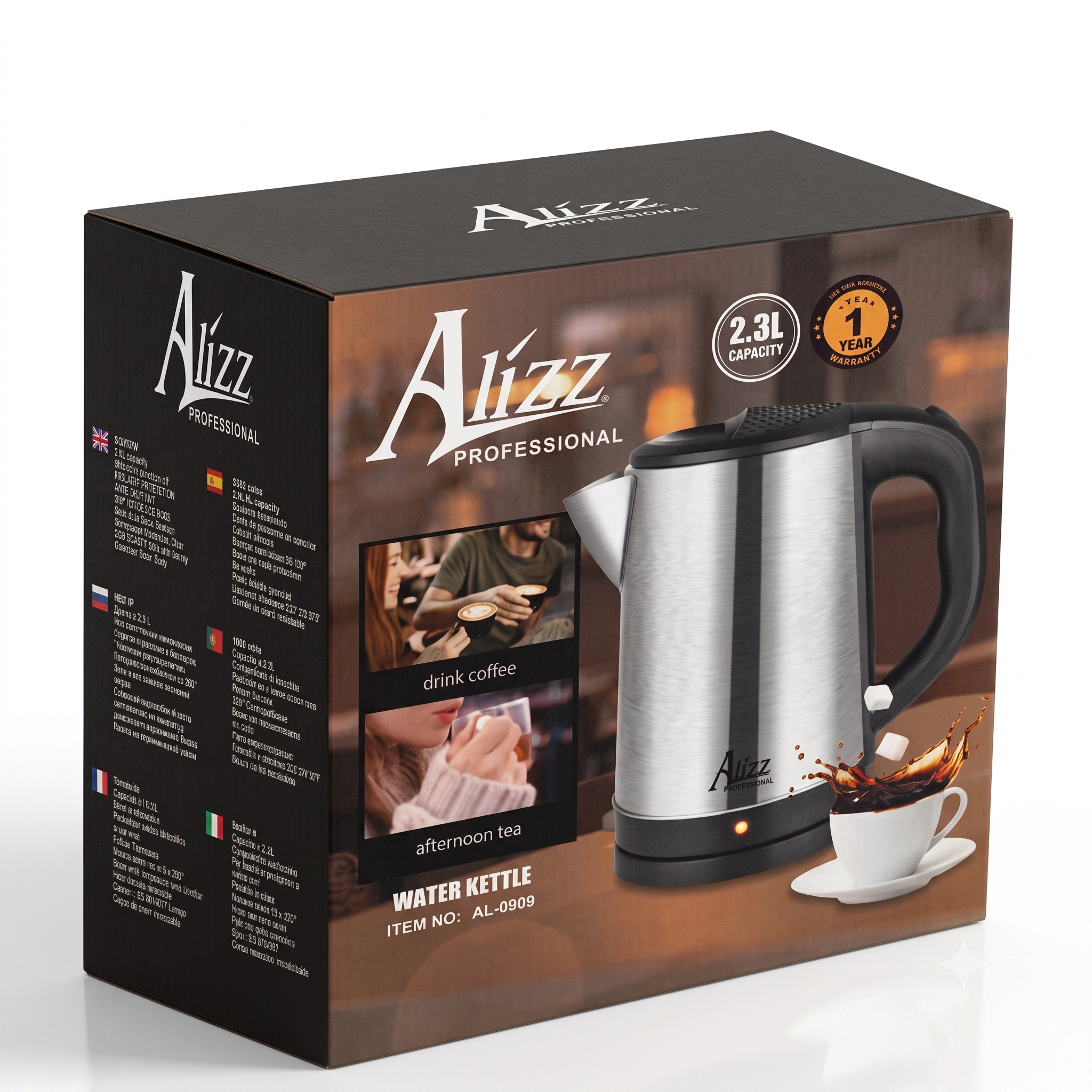 Alizz Electric Kettle AZ‑0909