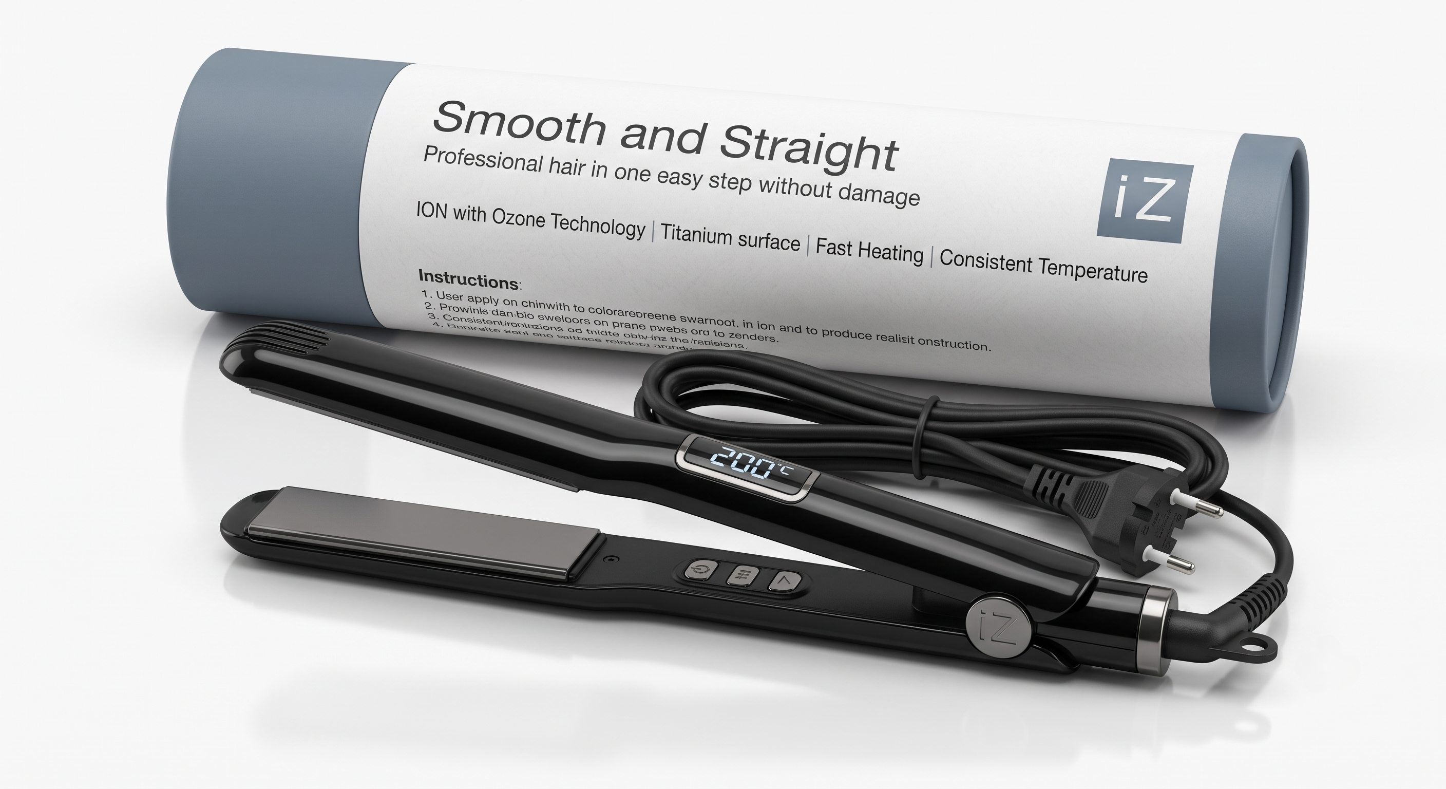 Izone Hair Straightener 250W Ref.998