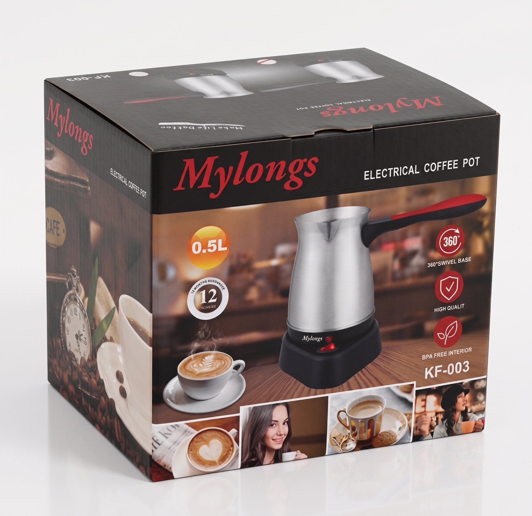 Mylongs Electric Turkish Coffee Kettle KF‑003