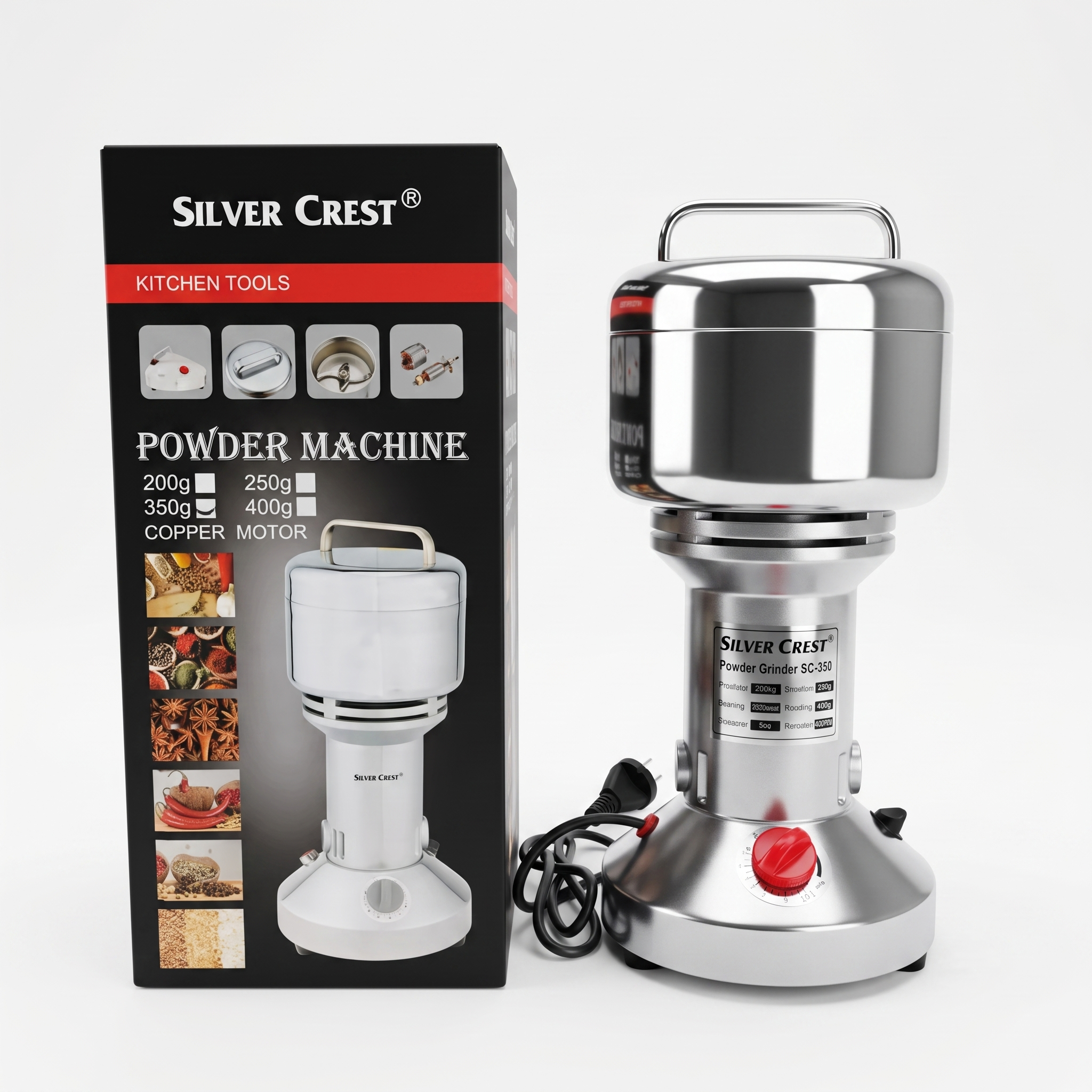 Silver Crest Powder Grinder Powder Grinder 350g