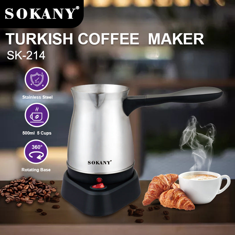 Sokany Electric Turkish Coffee Pot SK‑214