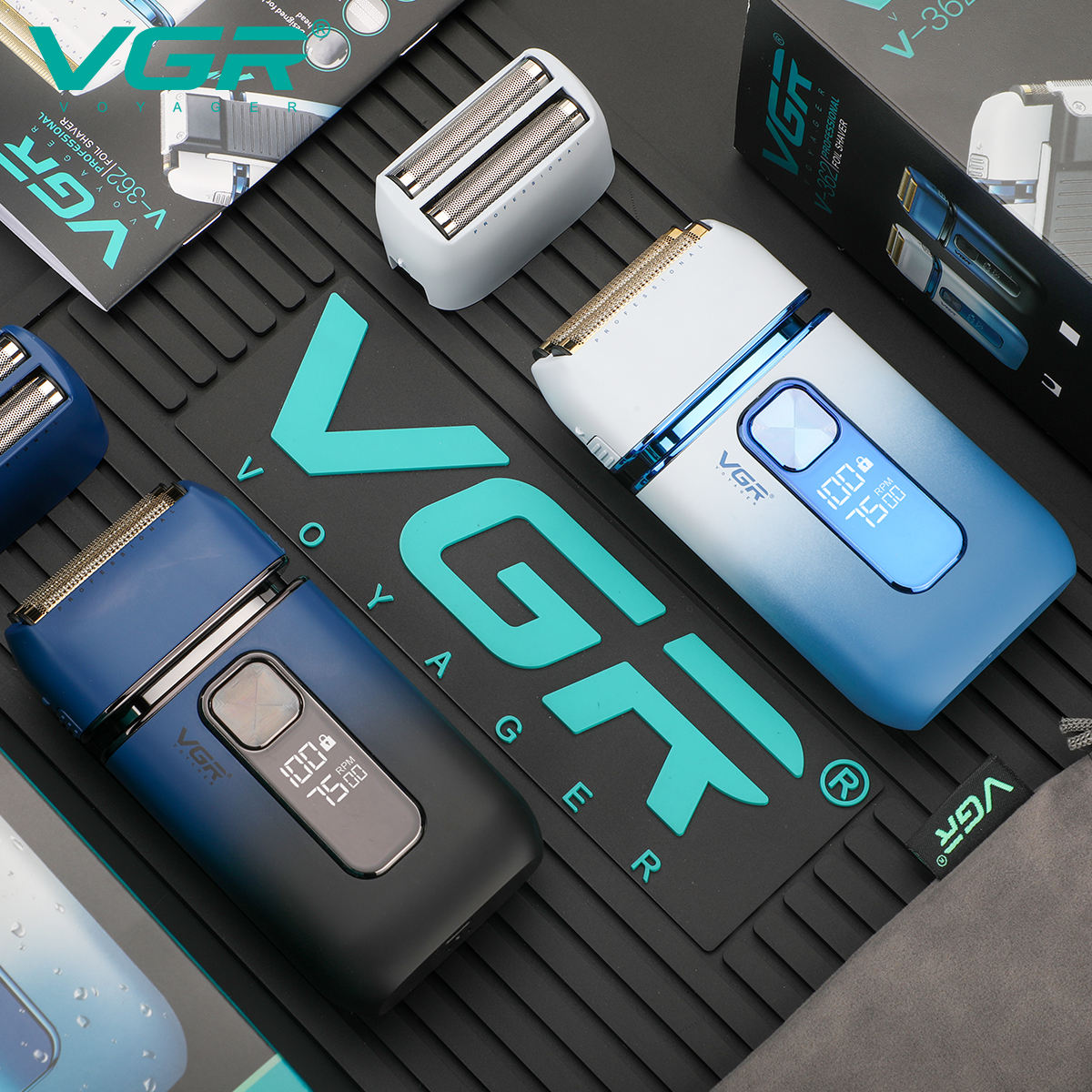 VGR rechargeable electric shaver V-362