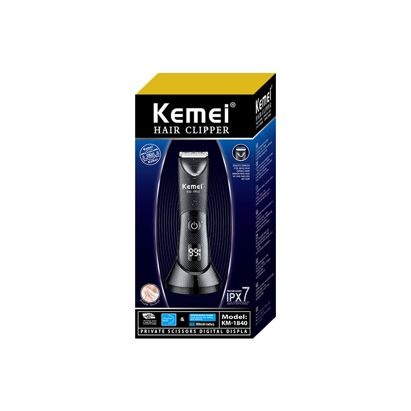 Kemei LCD Hair Clipper Cutting Machine KM-1840