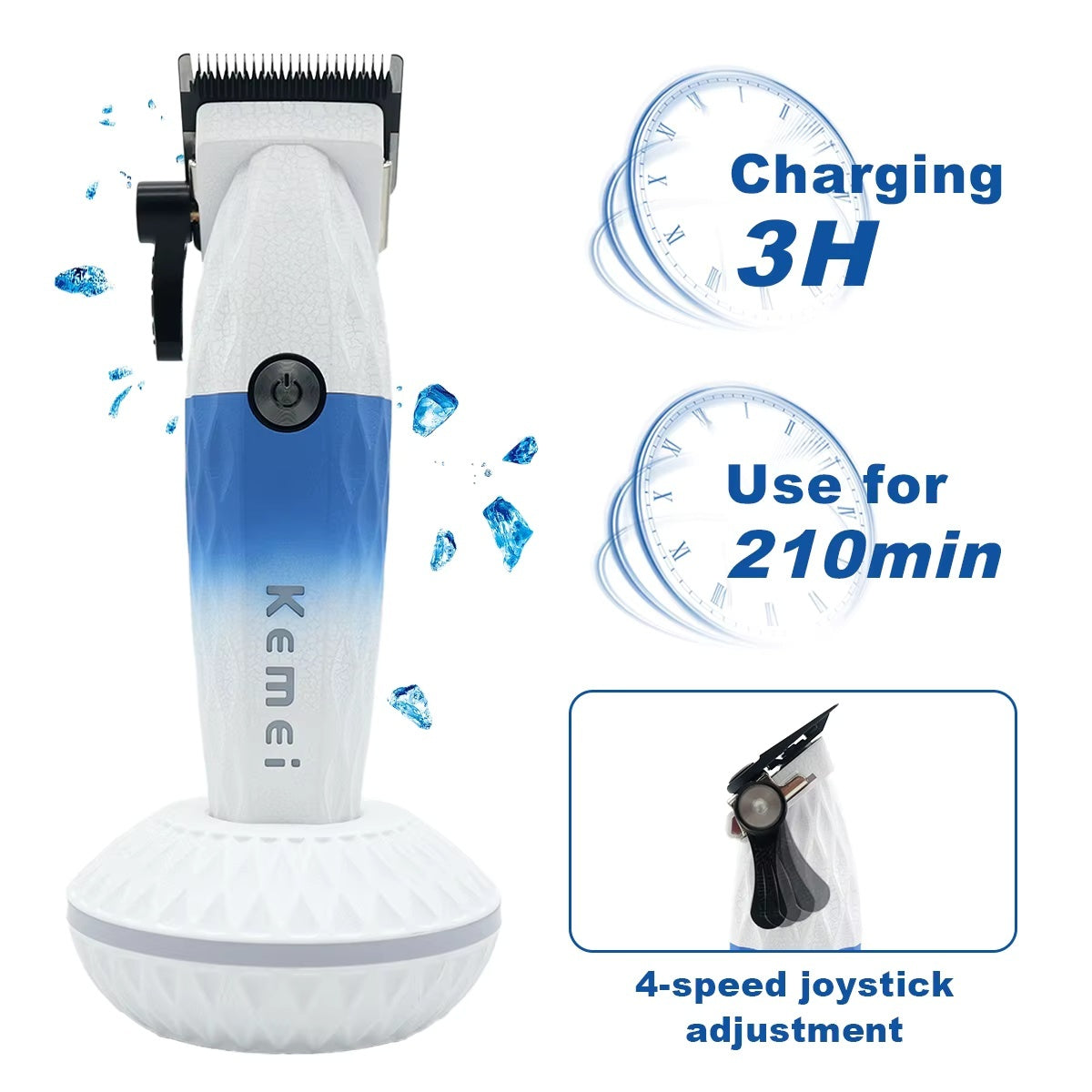 Kemei Hair Clipper Wireless Charging Dock KM-1689A