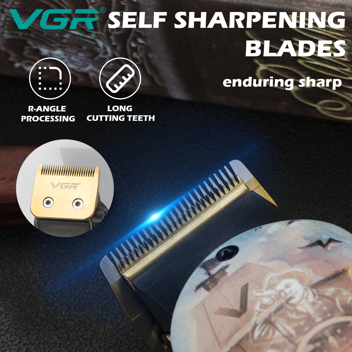 VGR hair cutting machine and electric trimmer V-689