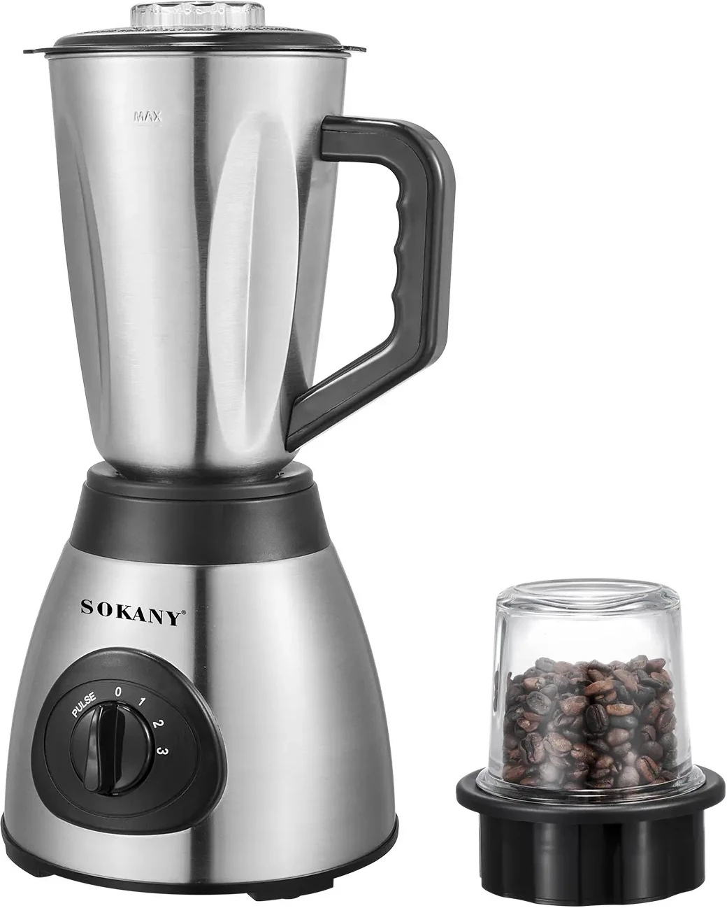 Sokany 2-In-1 Blender 400W 1.5L Jar Stainless Steel Blades SK-03012