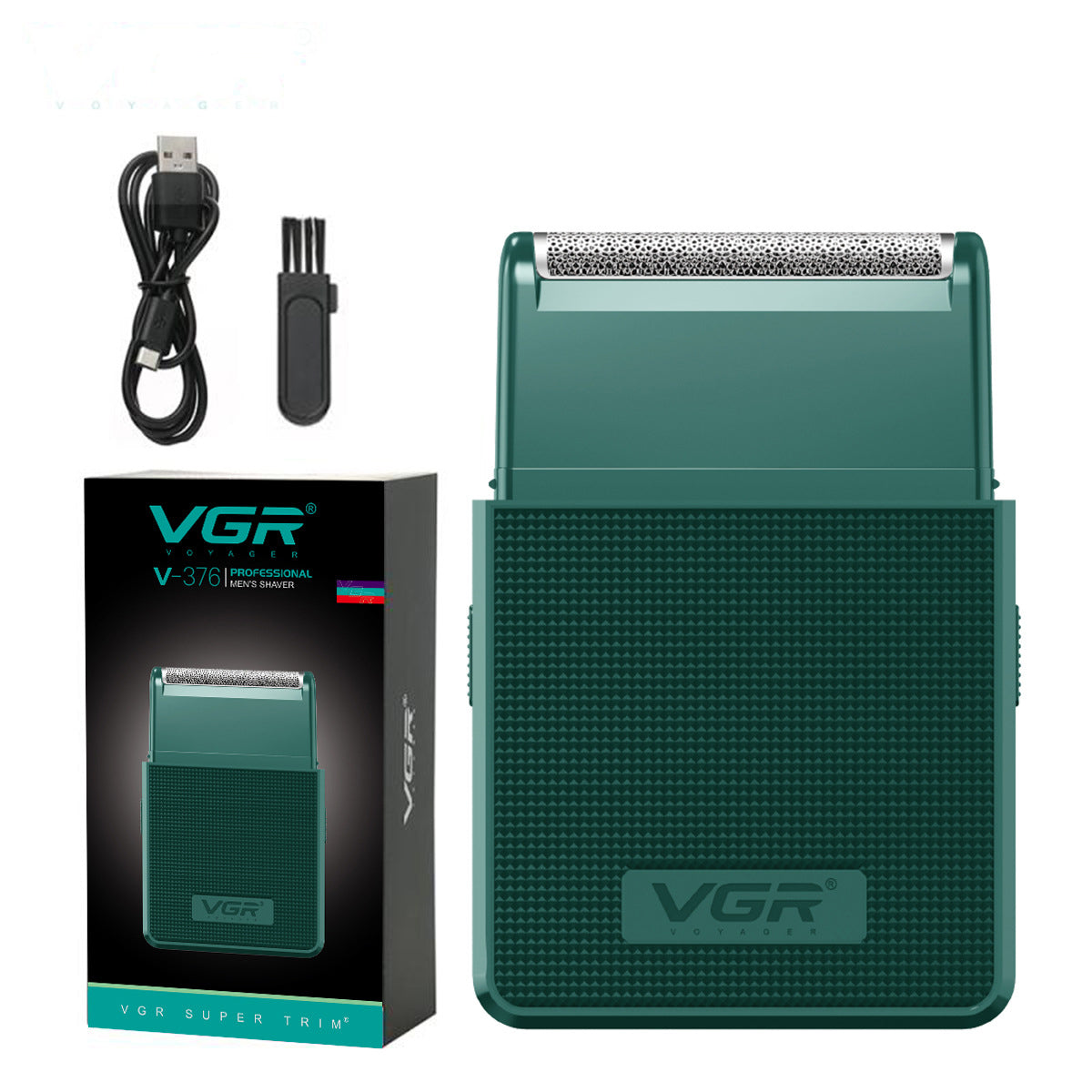 VGR dual foil electric shaver and beard trimmer V-353