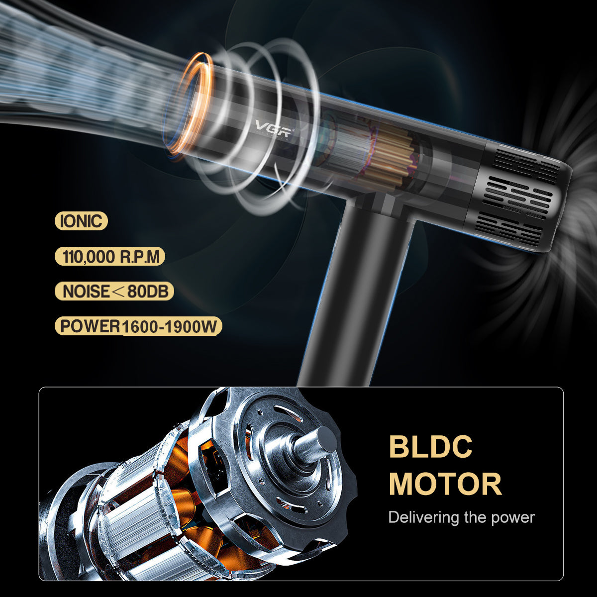 VGR Electric PRM11000+ BLDC V-427