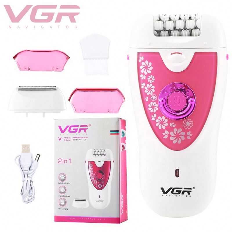 VGR rechargeable lady epilator V-722