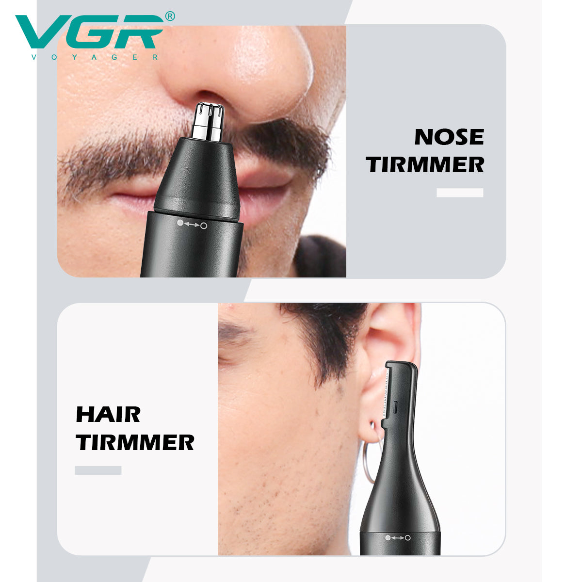 VGR designed 2‑in‑1 grooming tool V-613
