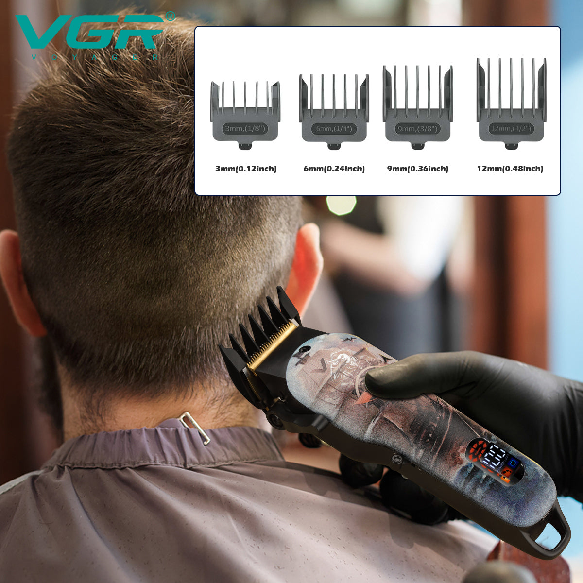 VGR hair cutting machine and electric trimmer V-689