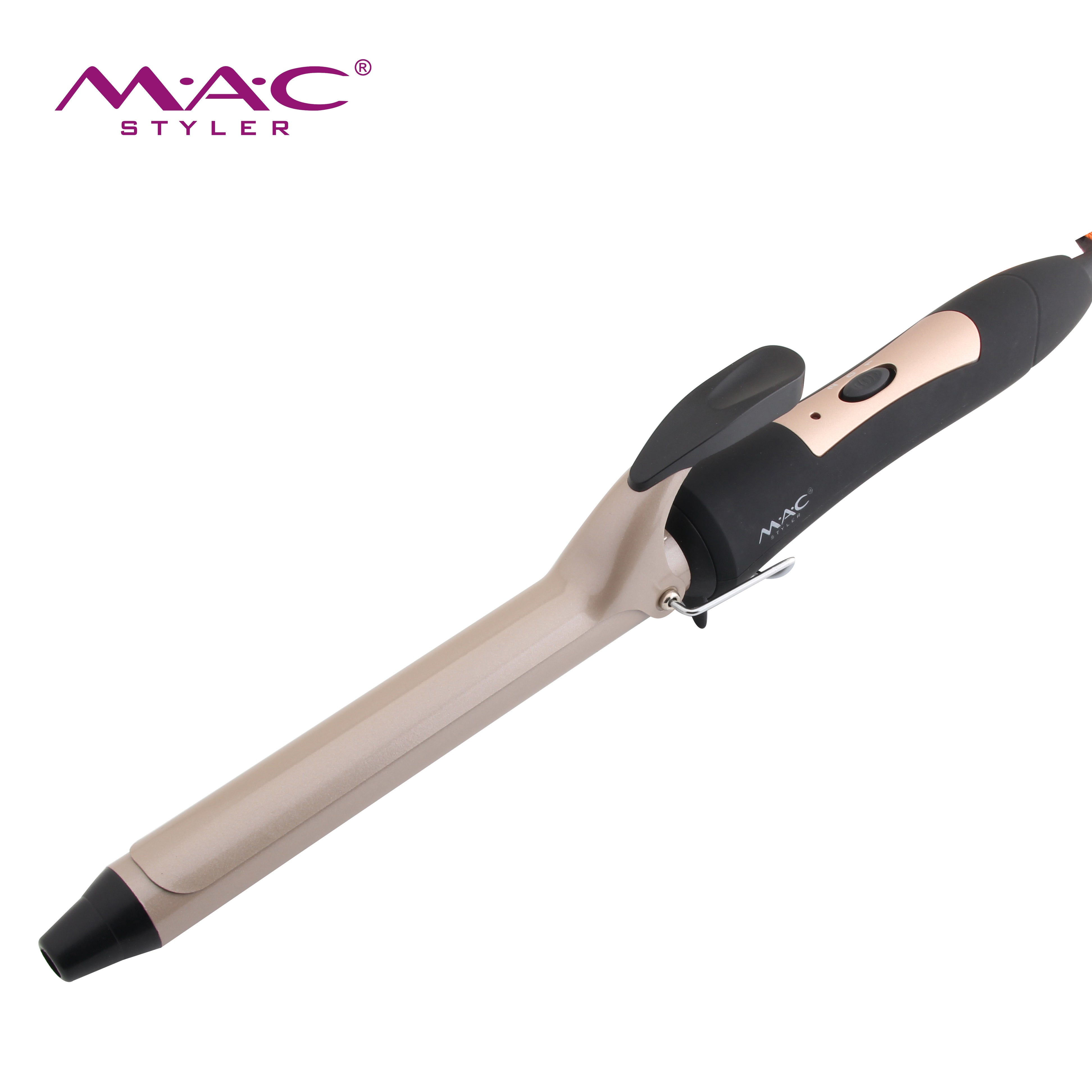 Styler Professional Electric Curling Wand Iron 25mm 2-Temperature Settings LCD Display