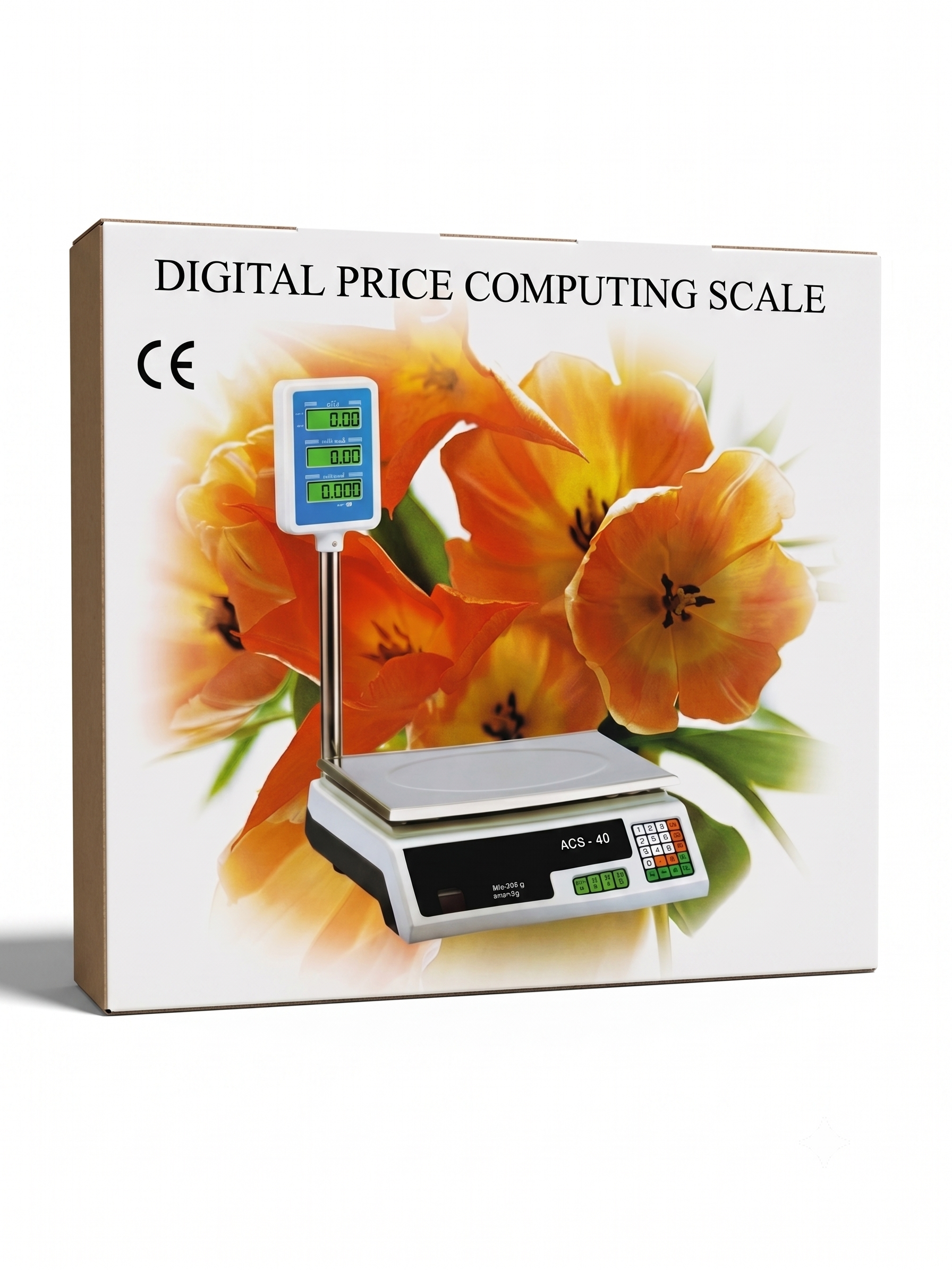 Digital Food Scale with Elevated Pole Display (Model ACS-40)