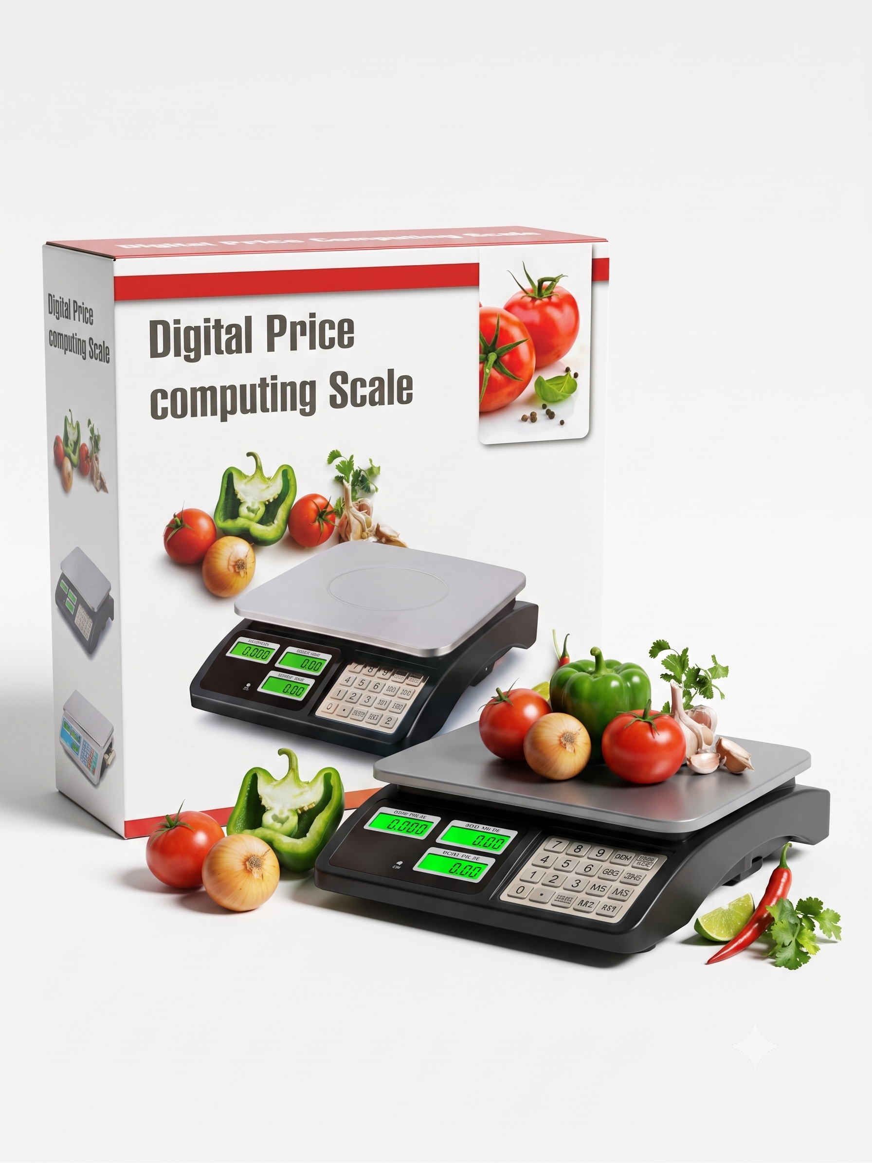 Food Scale Sleek Digital Price Computing Scale