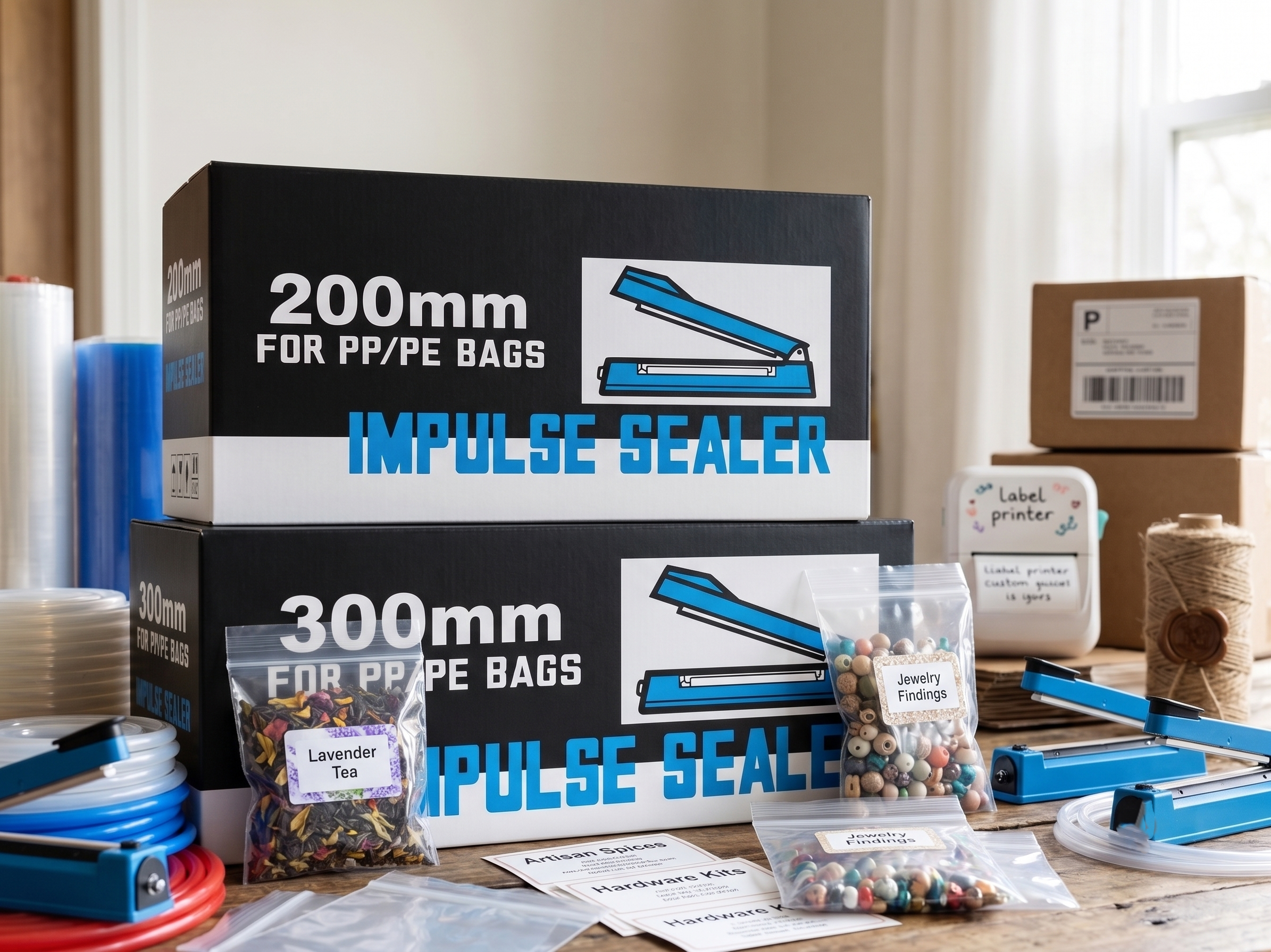 Manual Heat Impulse Sealer (200mm & 300mm)