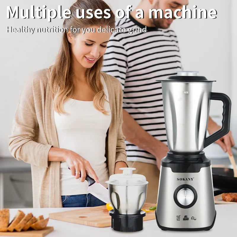 Sokany Mixer Blender with Unbreakable Jar and 1.5L SK-189