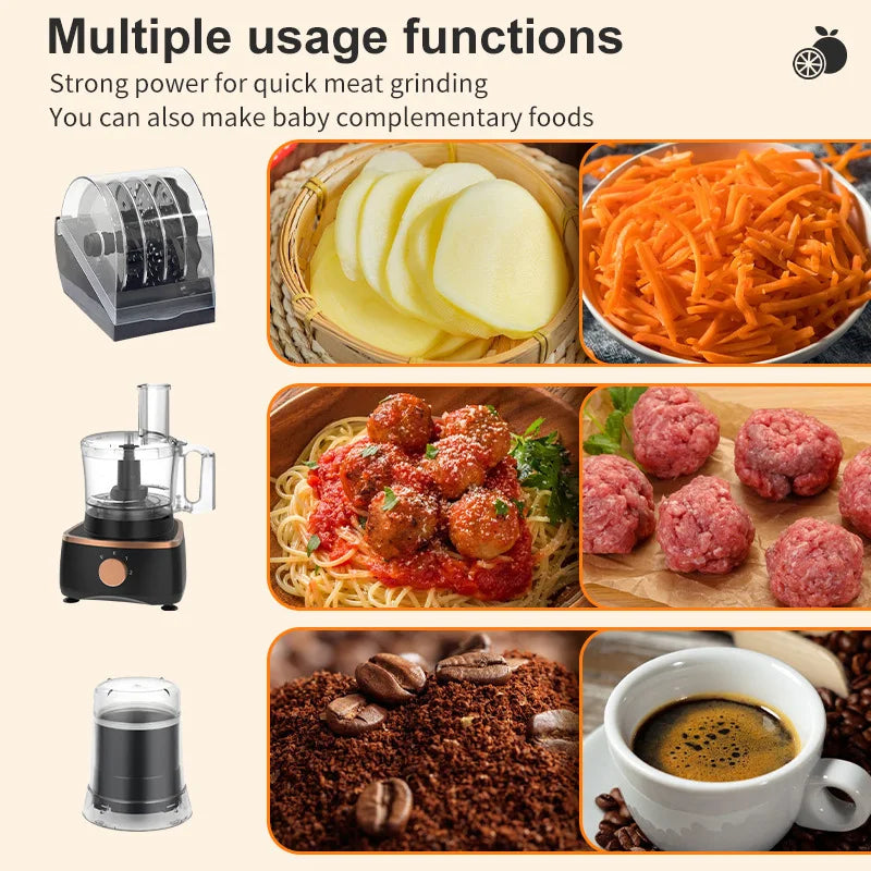 Sokany Multifunctional Chopper Blender with 1000W Motor and 1.5L Capacity SK-7040