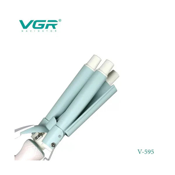 VGR Wavy Hair 3 Barrels Curling Iron V-595