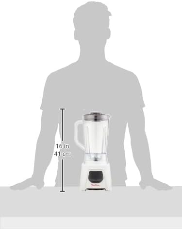 Moulinex Blendeo Blender 450 Watts, 1.5 Liters LM2B2126