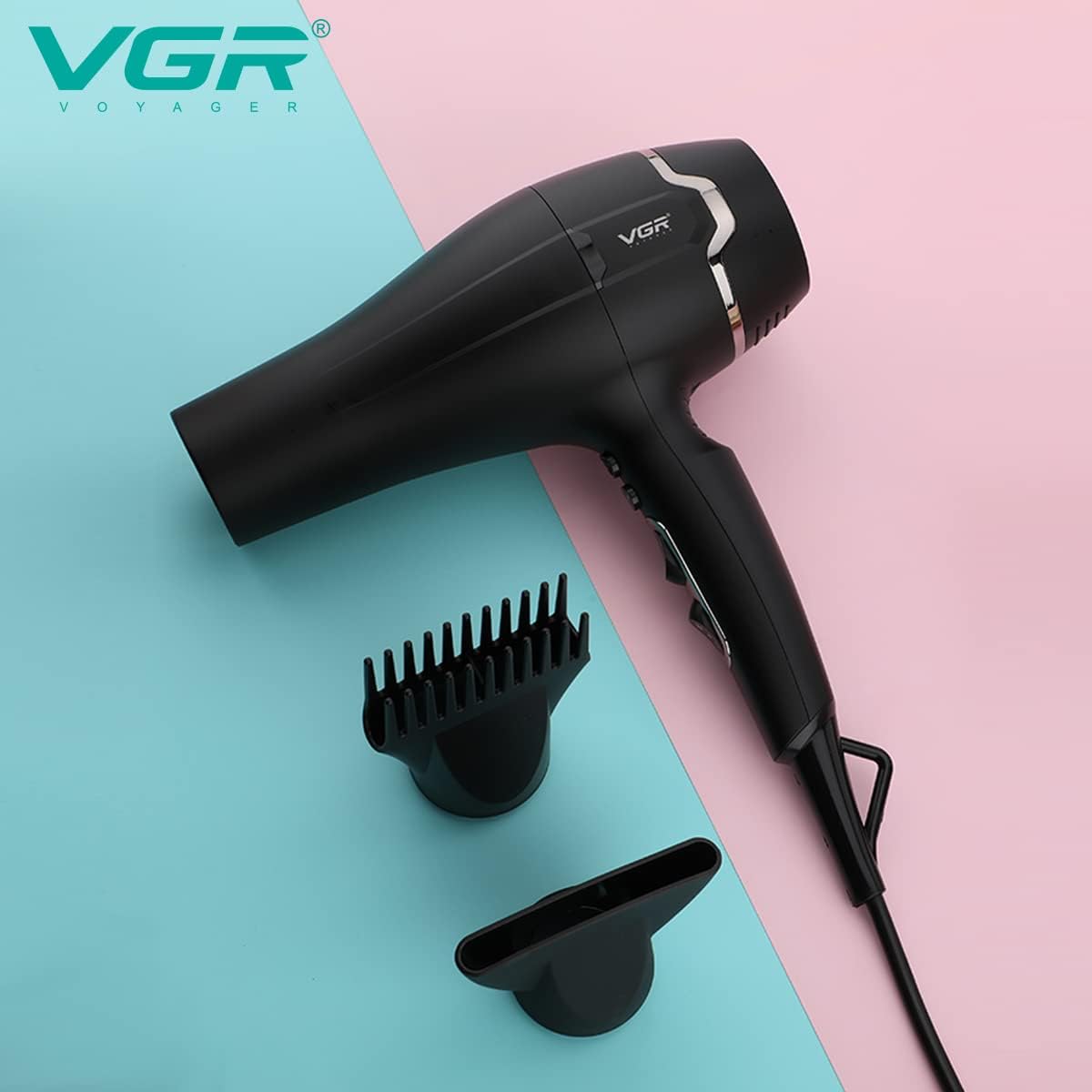 VGR Series Hair Dryer 2000-2400W AC Motor 3 Heat Setting V-450
