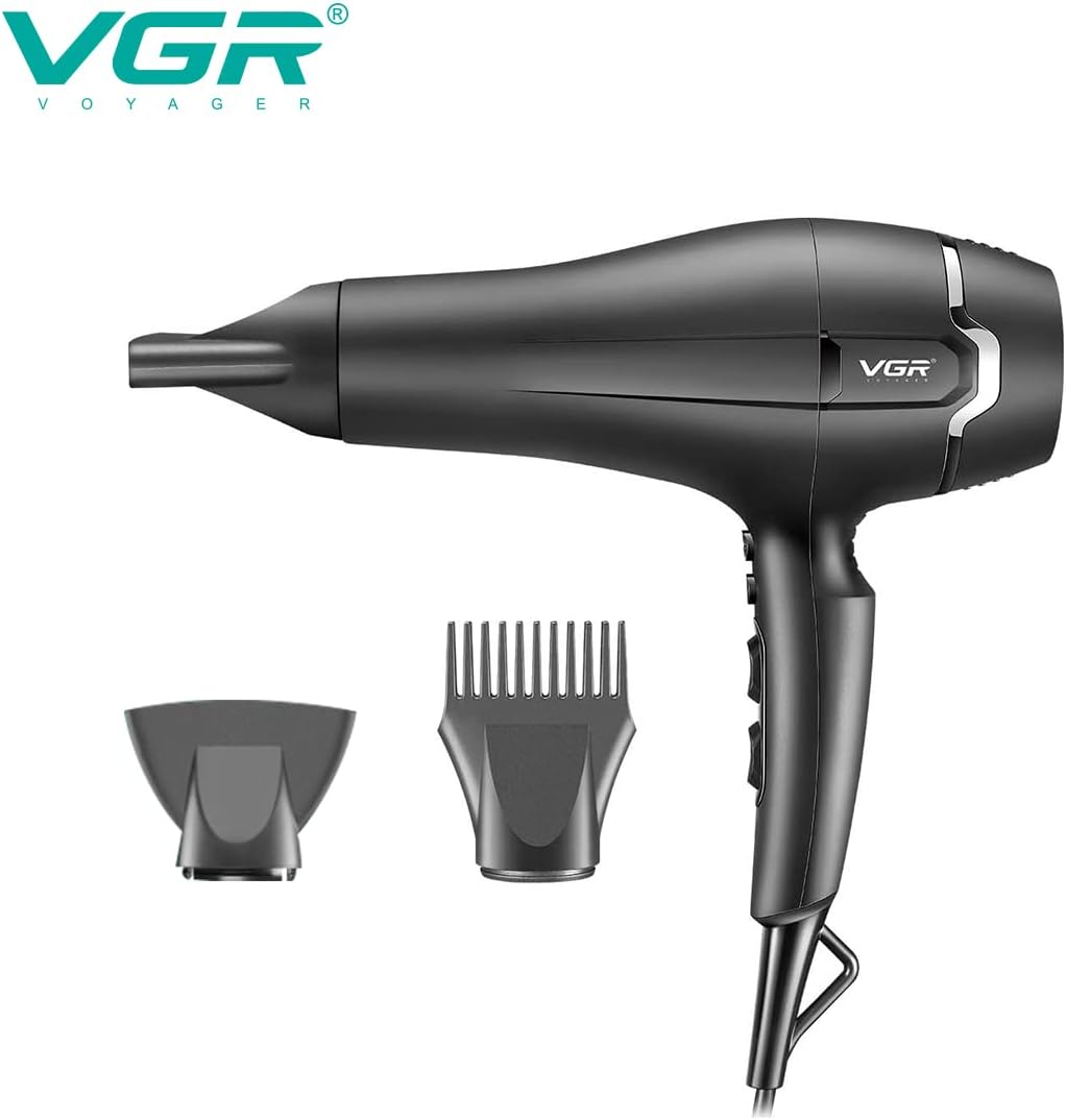 VGR Series Hair Dryer 2000-2400W AC Motor 3 Heat Setting V-450