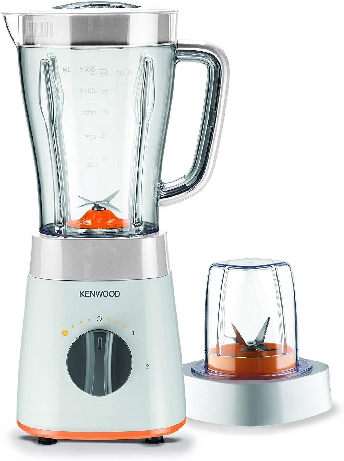 Kenwood Blender 500W Blender Smoothie Maker 2L With Multi Mill white BLP15