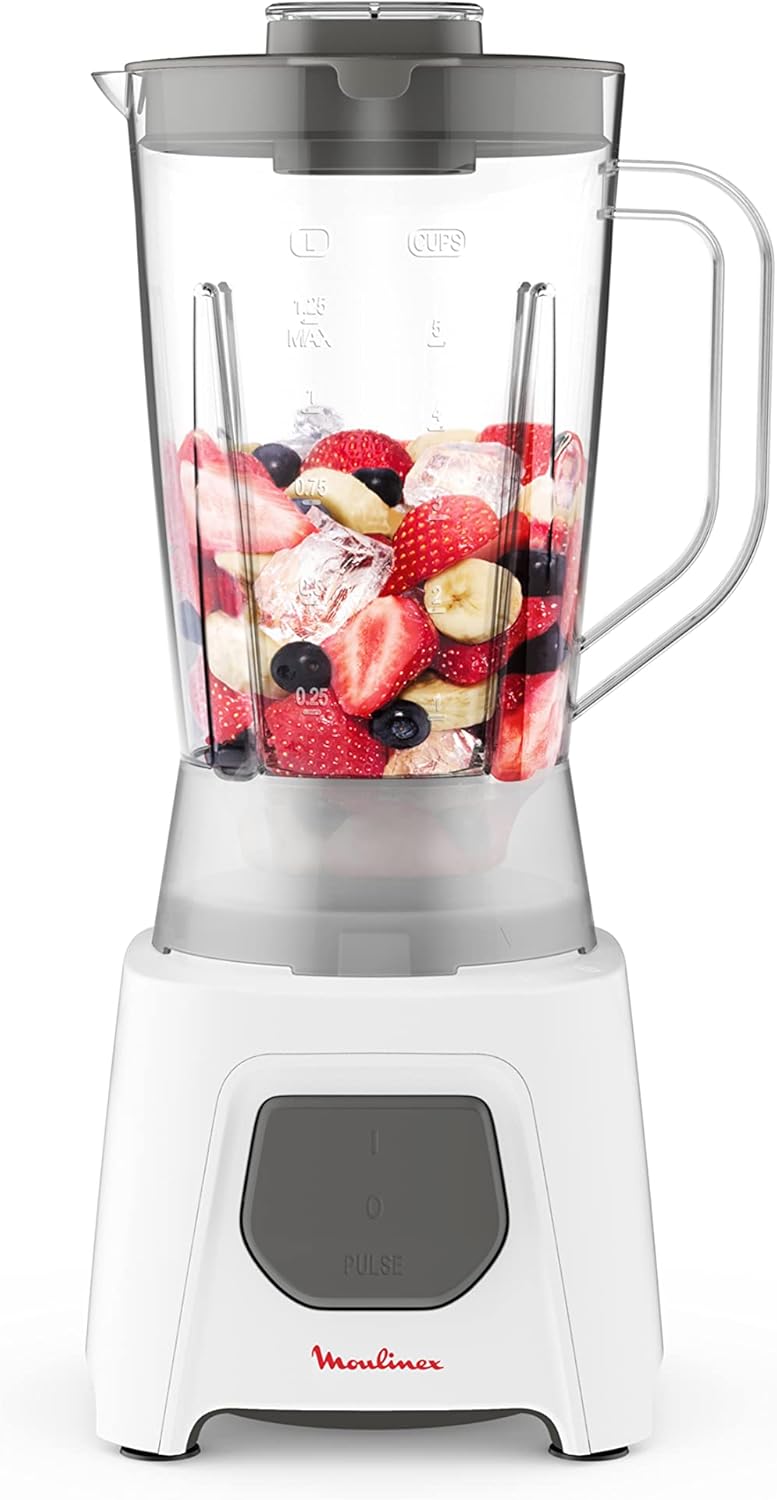 Moulinex Blendeo Blender 450 Watts, 1.5 Liters LM2B2126