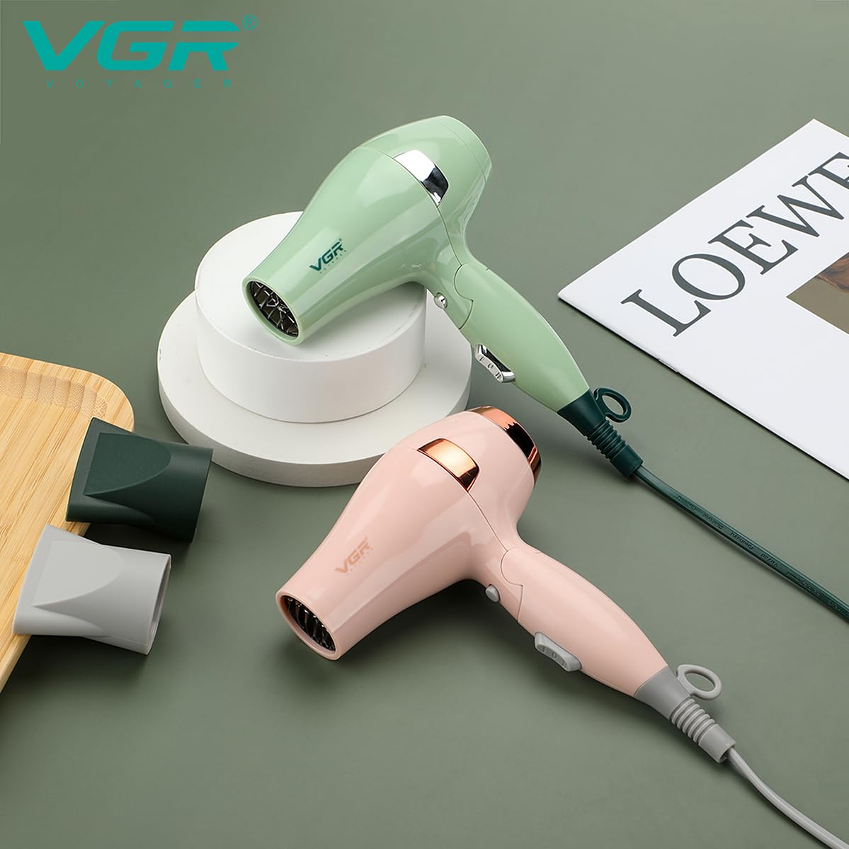 VGR Hair Dryer for Men & Women 1000W V-432
