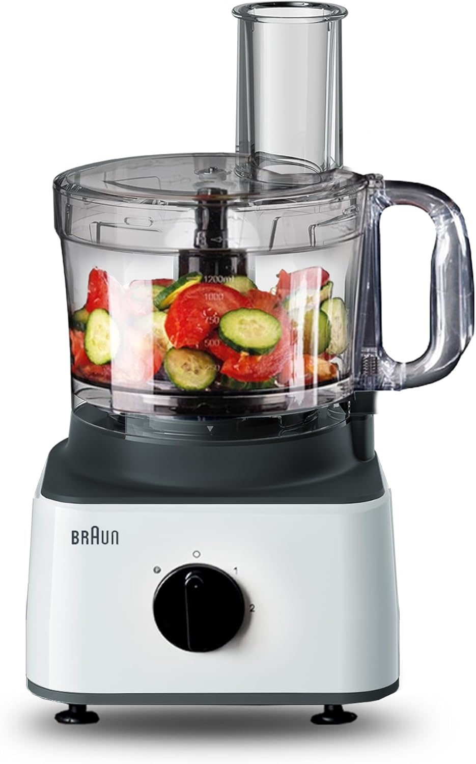 Braun Food Processor 8 in 1 System 750 Watts FP 0132 White