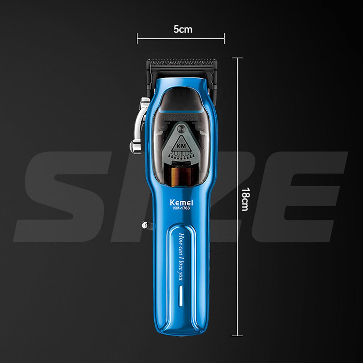 Kemei Cord/Cordless Hair Clipper Barber Kit KM‑1763