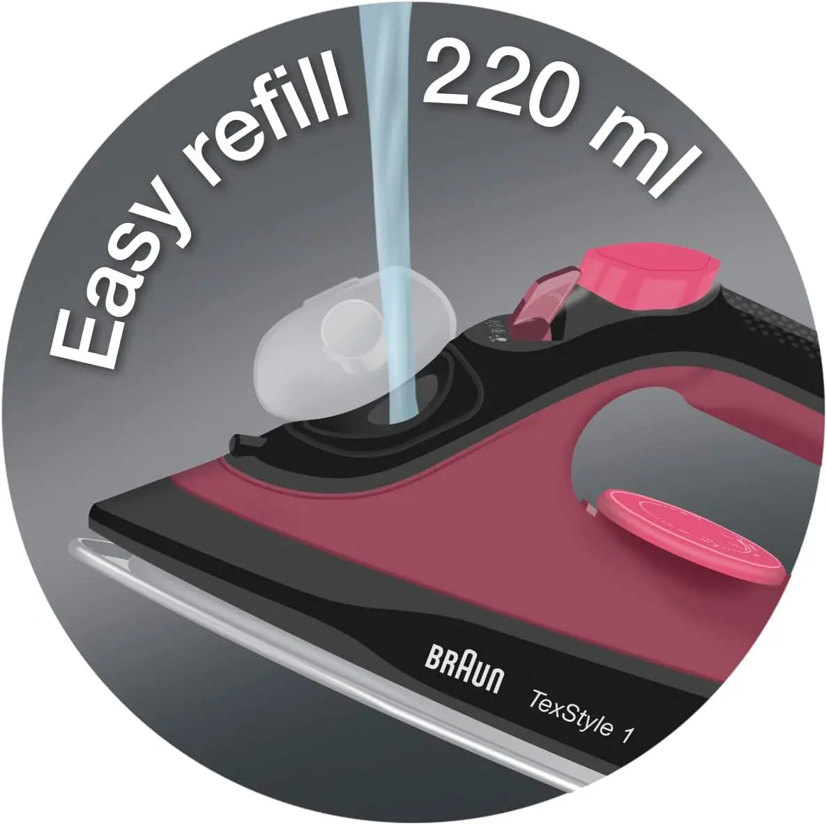 Braun TexStyle 1 Steam Iron SI1070PU