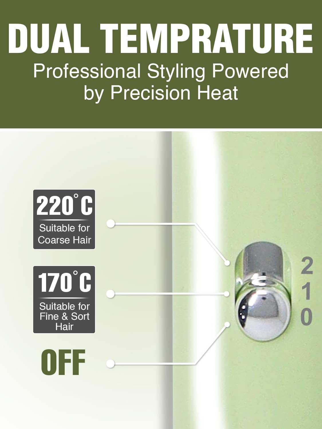 VGR Hair curling iron V-565