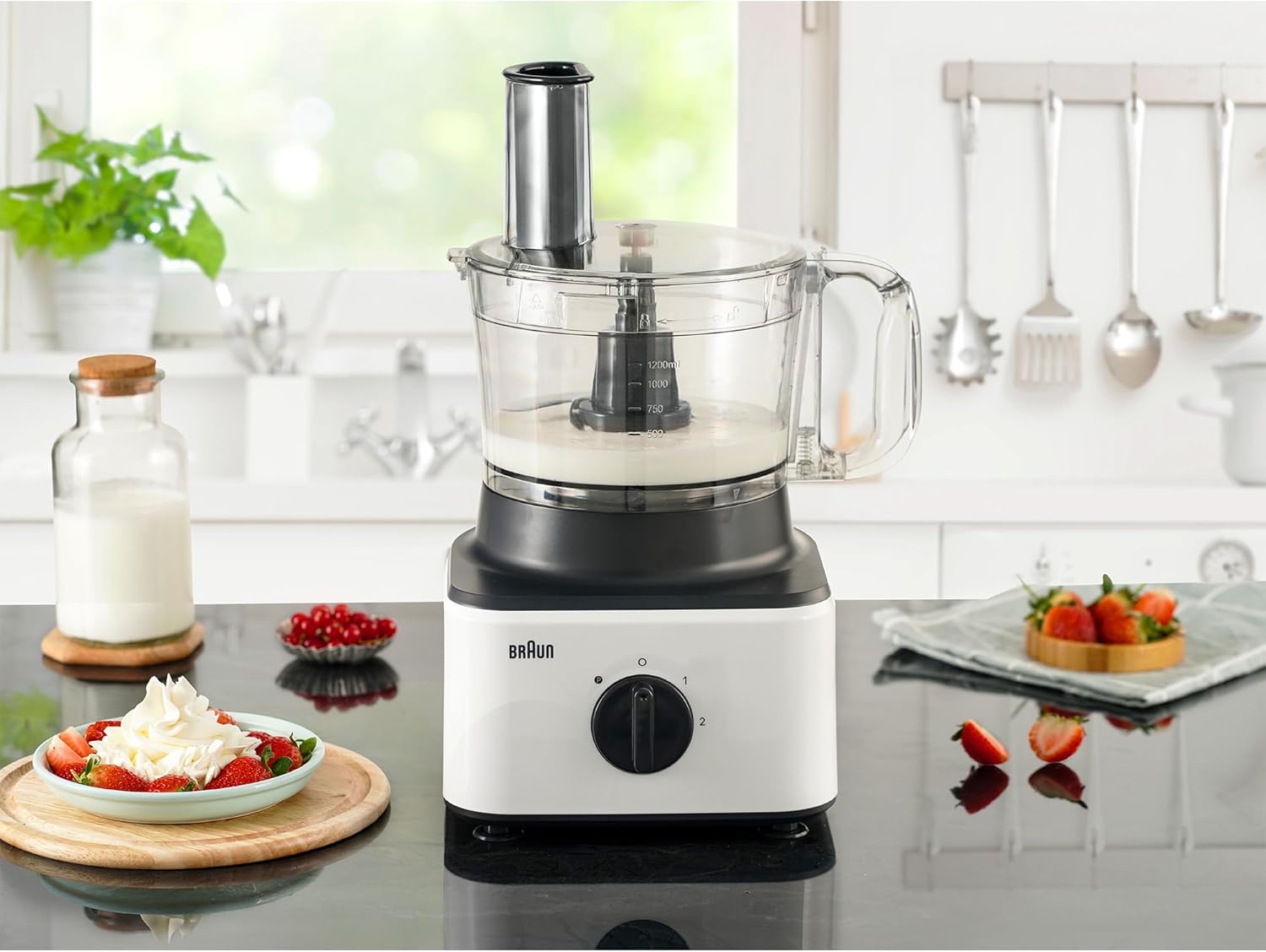 Braun Food Processor 8 in 1 System 750 Watts FP 0132 White