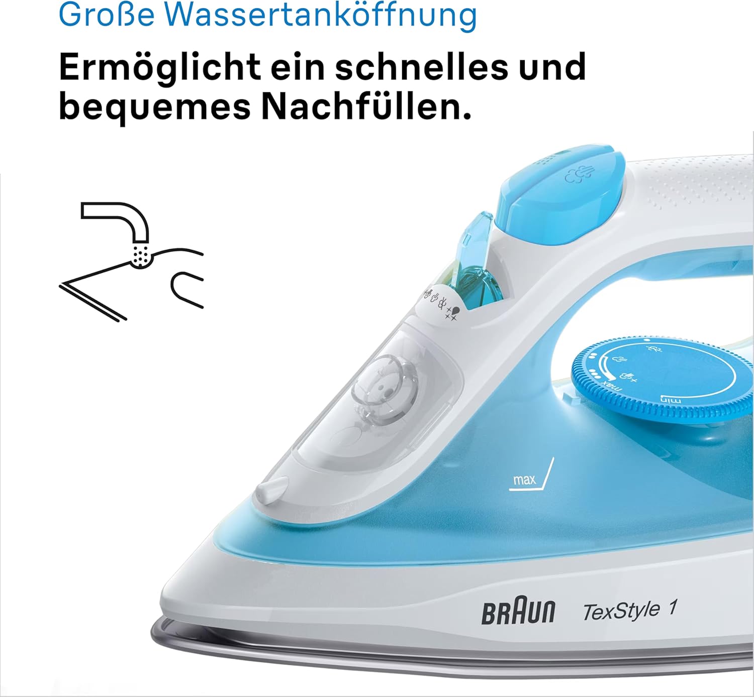 Braun TexStyle Steam Iron SI1050