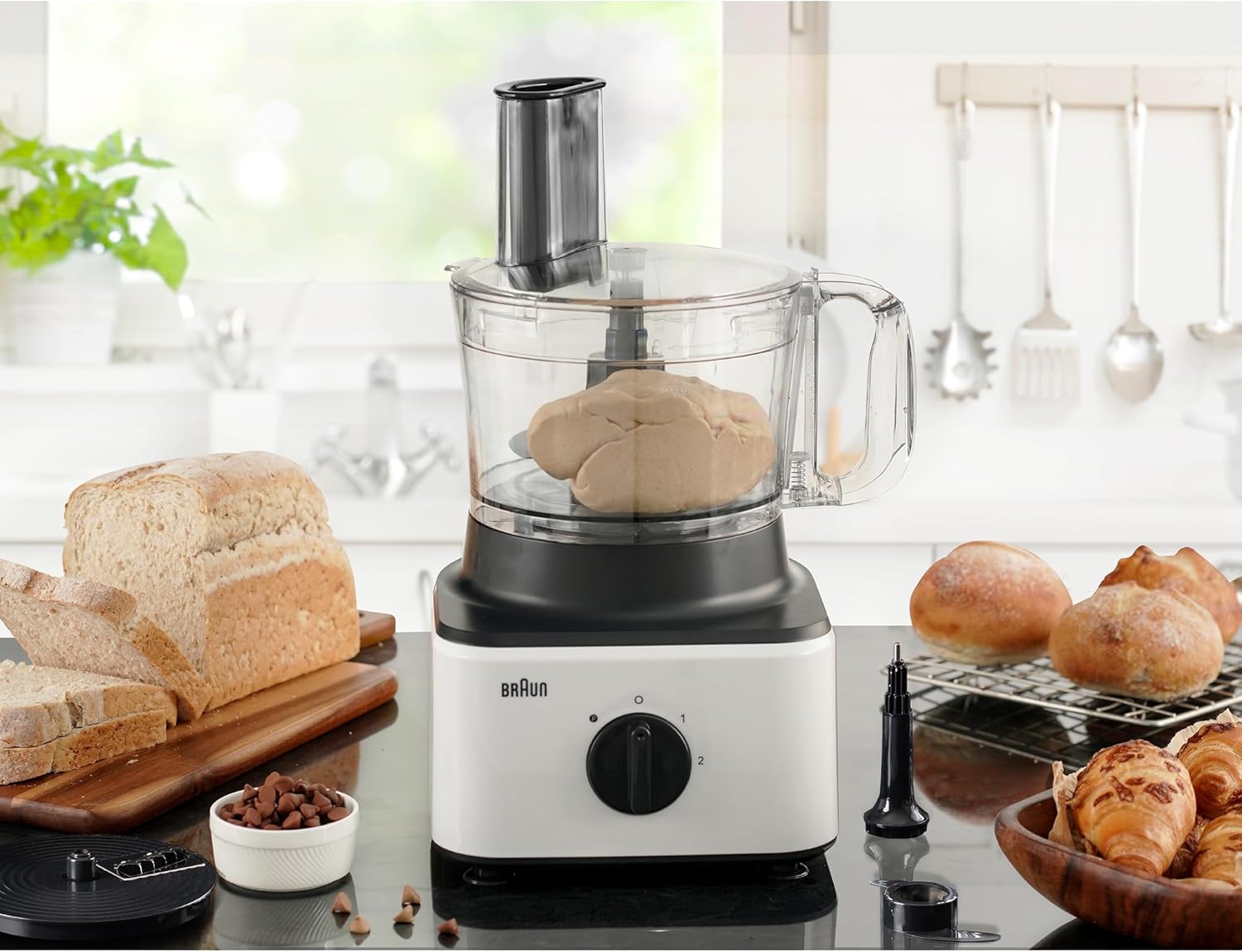 Braun Food Processor 8 in 1 System 750 Watts FP 0132 White