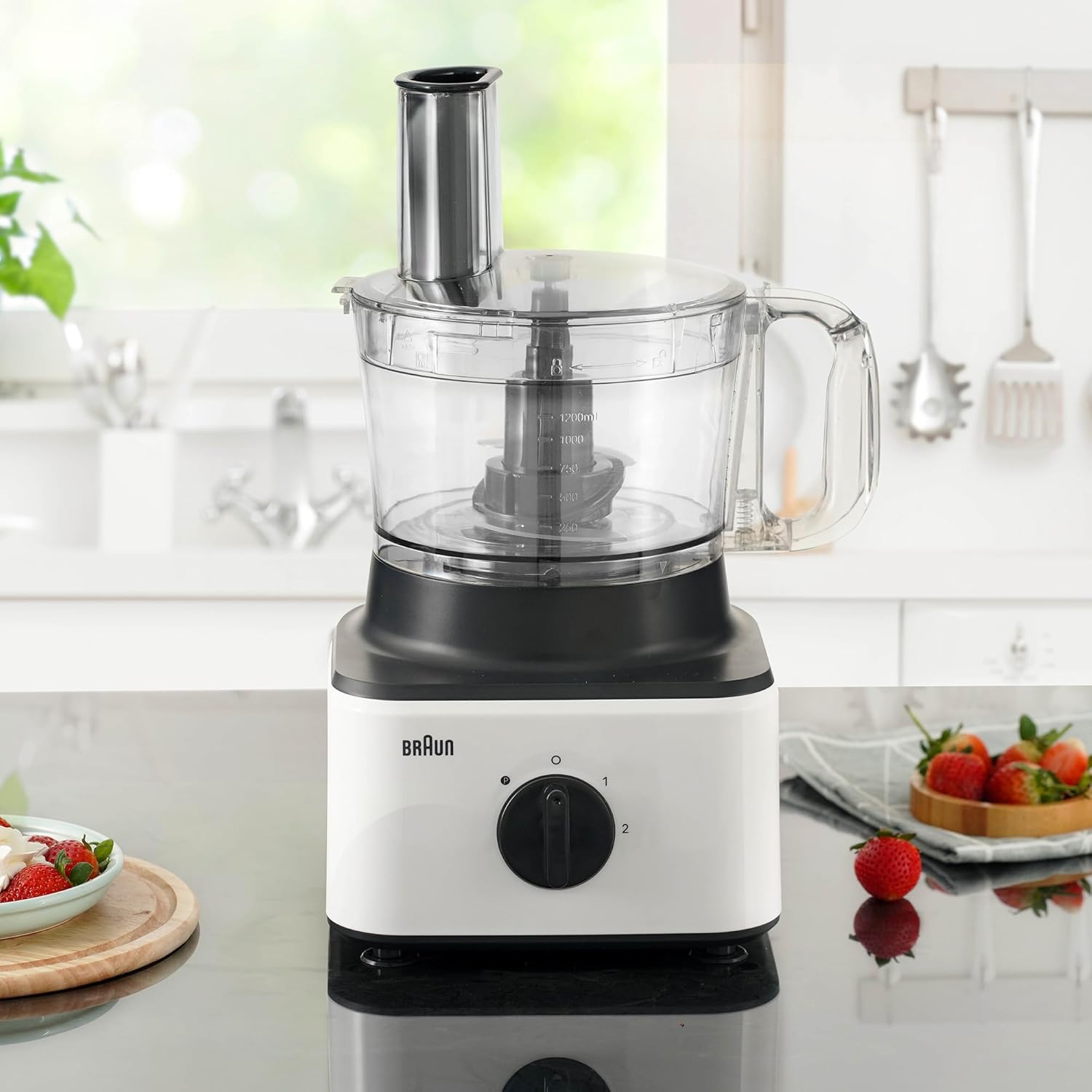 Braun Food Processor 8 in 1 System 750 Watts FP 0132 White
