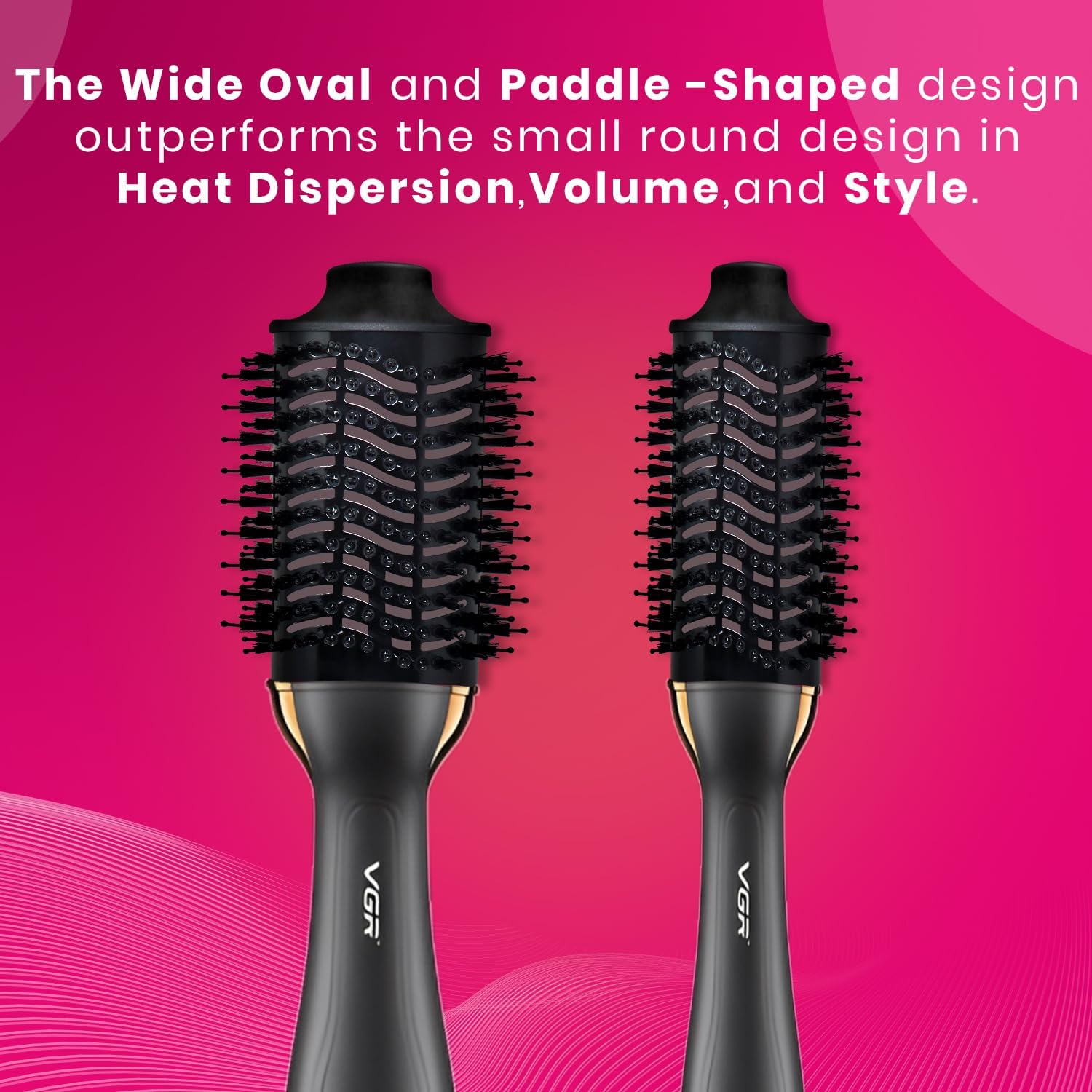 VGR Hot Air Brush Volumizer V-492