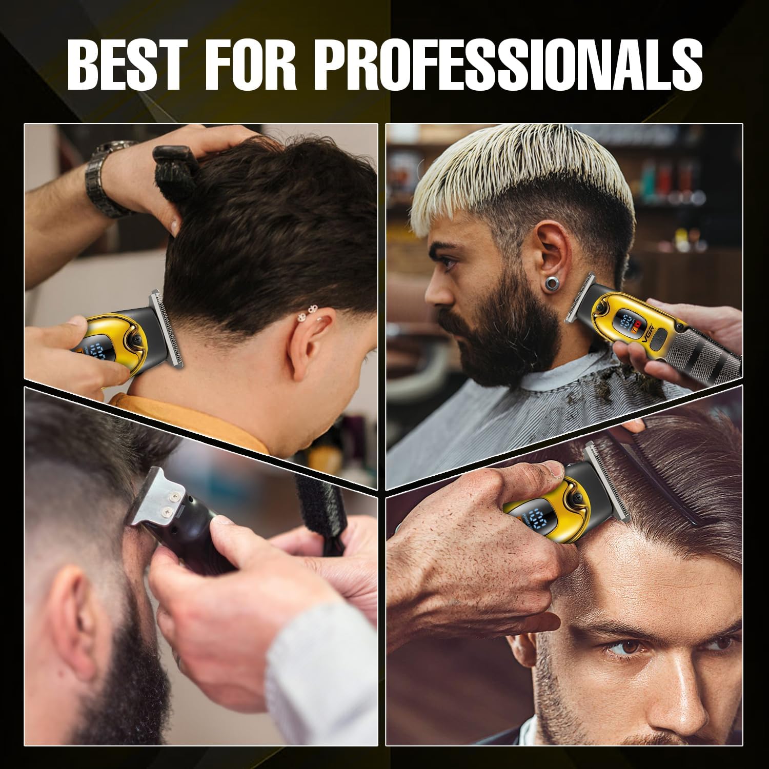 VGR hair clipper and beard trimmer V‑981