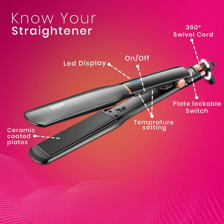 VGR Professional Hair Straightener V-519