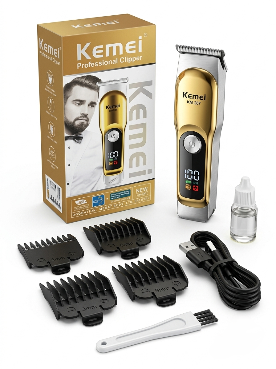 Kemei Cordless Hair Clipper Grooming Tool KM-287