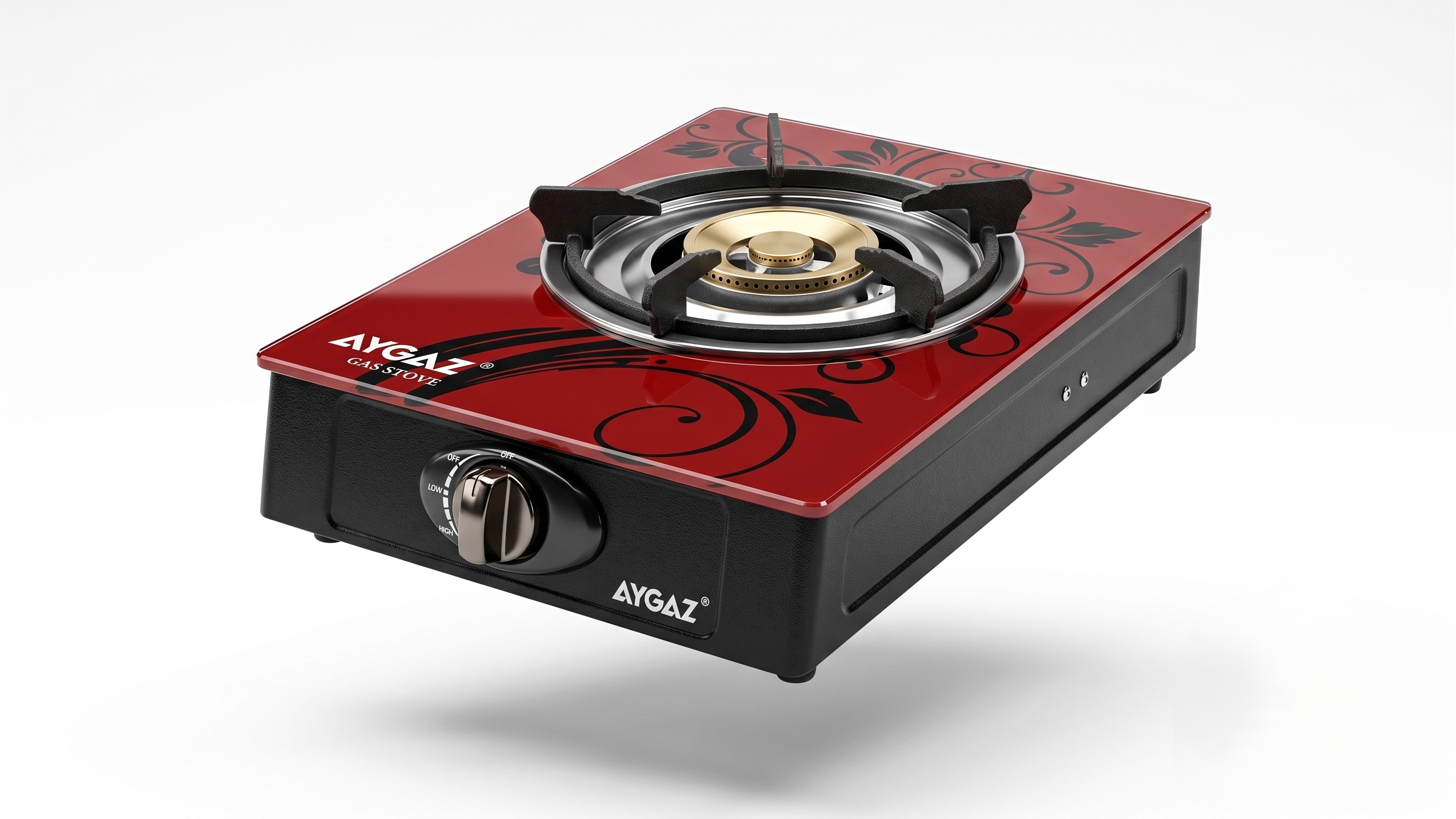 AYGAZ modern glass gas stove G-001